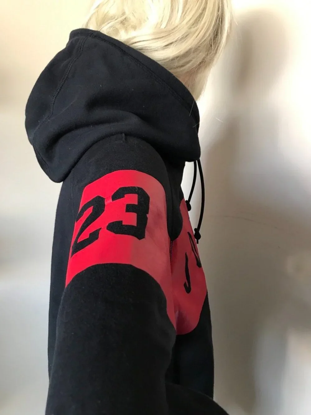 HooDED SWEATSHiRT AIR JORDAN vintage XL pullover black hoodie